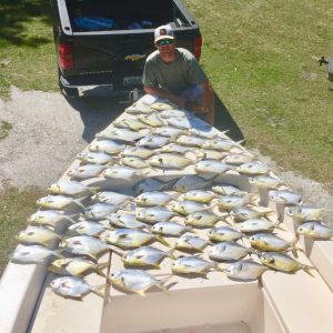 Captain Zach Armistead with pompano