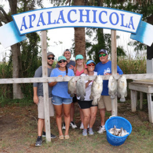 Catches From a Family Fishing Charter in Apalachicola